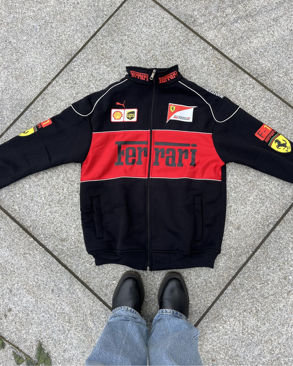 Black Ferrari Unisex Jacket