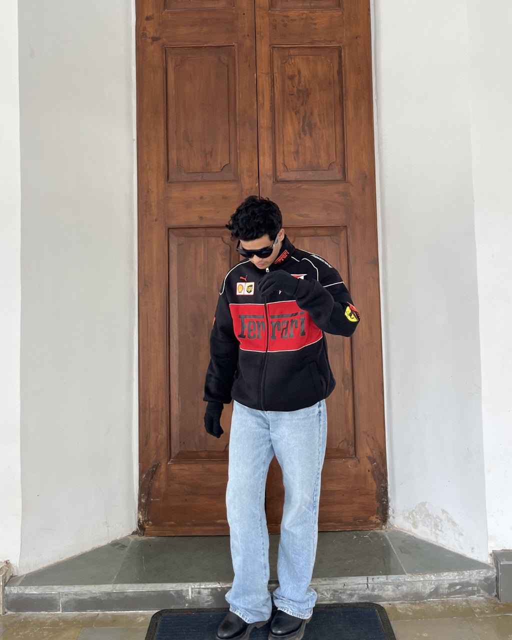 Black Ferrari Unisex Jacket
