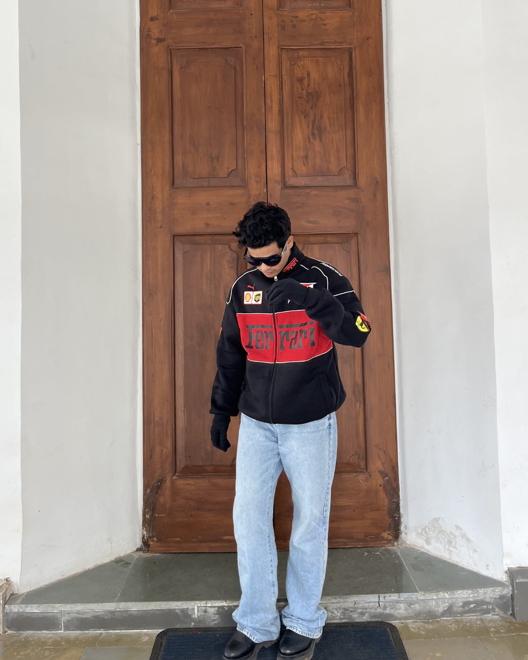 Black Ferrari Unisex Jacket